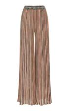 Missoni Striped Stretch-knit Flared Pants