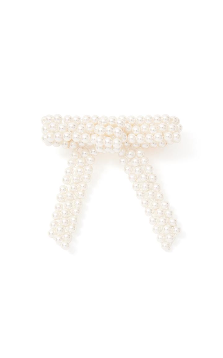 Loeffler Randall Elodie Embellished Bow Barrette