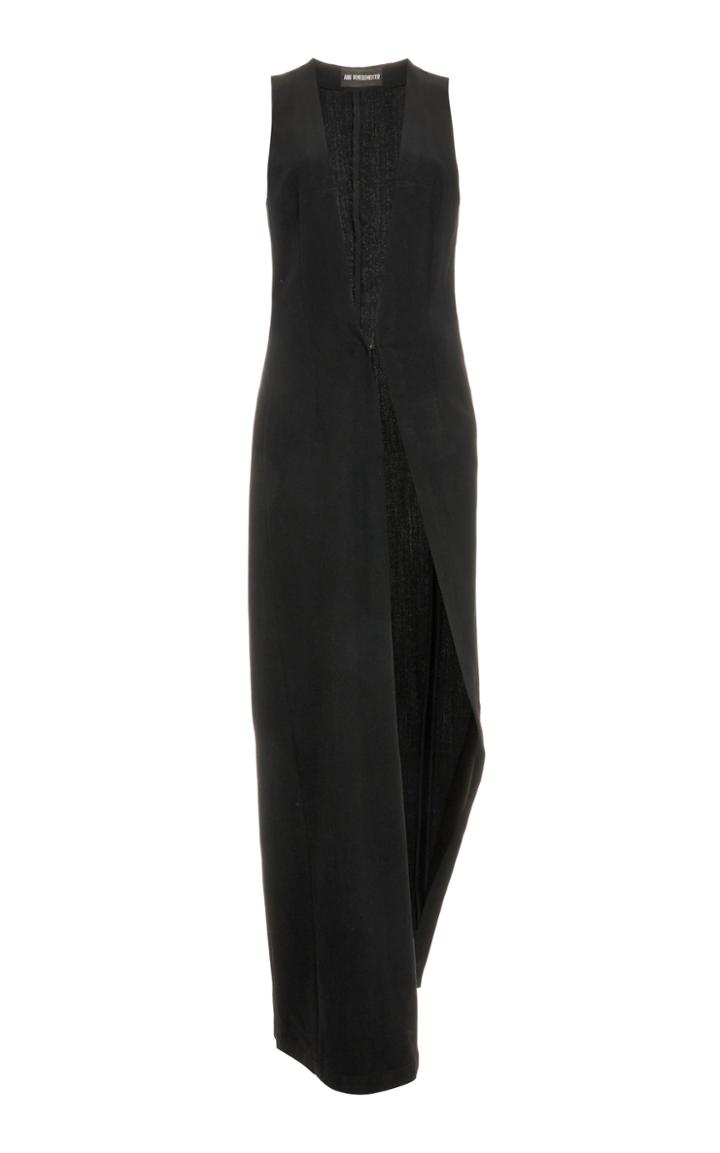 Moda Operandi Ann Demeulemeester Asymmetric Wool-blend Waistcoat