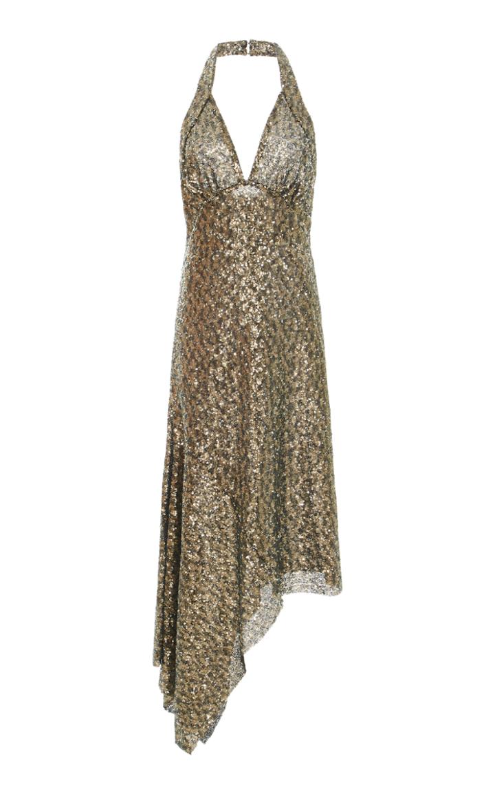Anna Sui Sequin Midi Dress