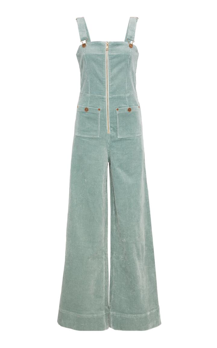 Alice Mccall Quincy Flare-leg Cotton Jumpsuit