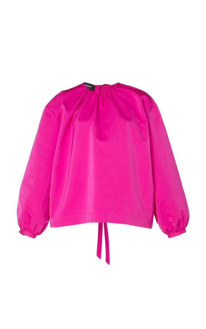 Rochas Boxy Long Sleeve Blouse
