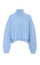 Veronica Beard Cady Mockneck Marled Sweater