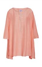 Thierry Colson Samia Cotton Silk Mini Tunic Dress
