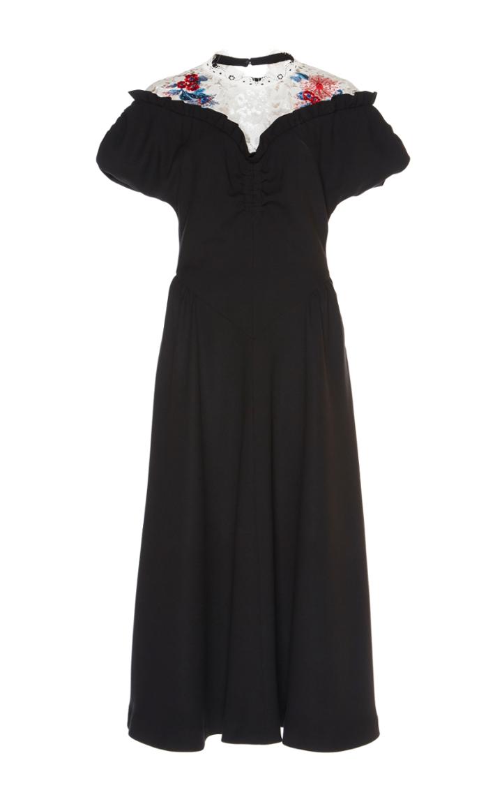 Vivetta Murray Bridge Lace Neck Dress