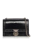 Balmain Embossed Croc Flap Bag