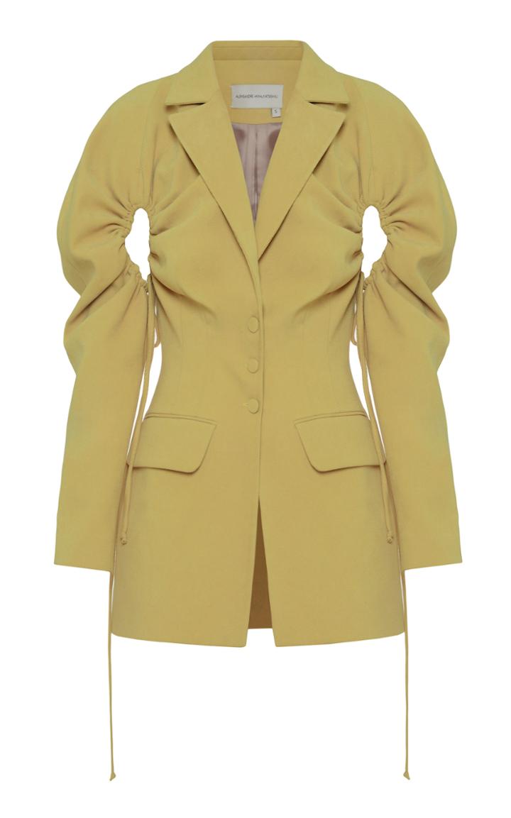 Moda Operandi Aleksandre Akhalkatsishvili Puffed-sleeve Cotton Blazer