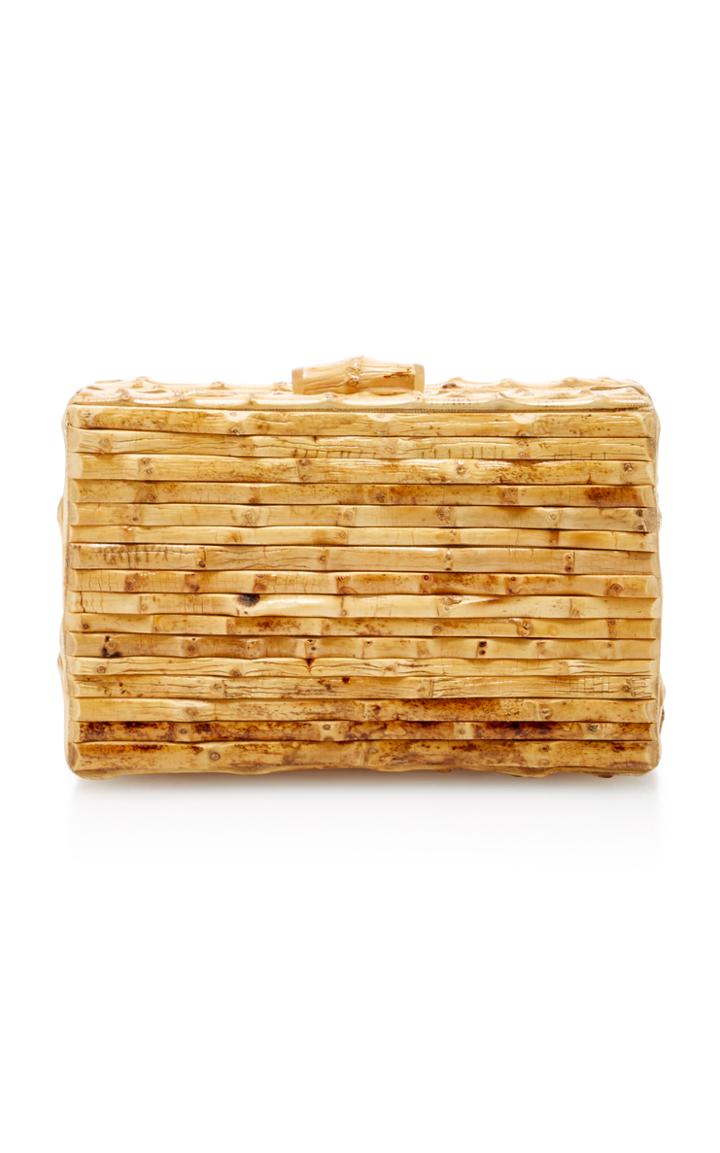 Glorinha Paranagua Capri Bamboo Clutch
