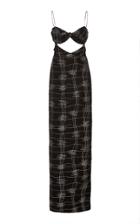 Christian Siriano Twisted Organza Jacquard Gown