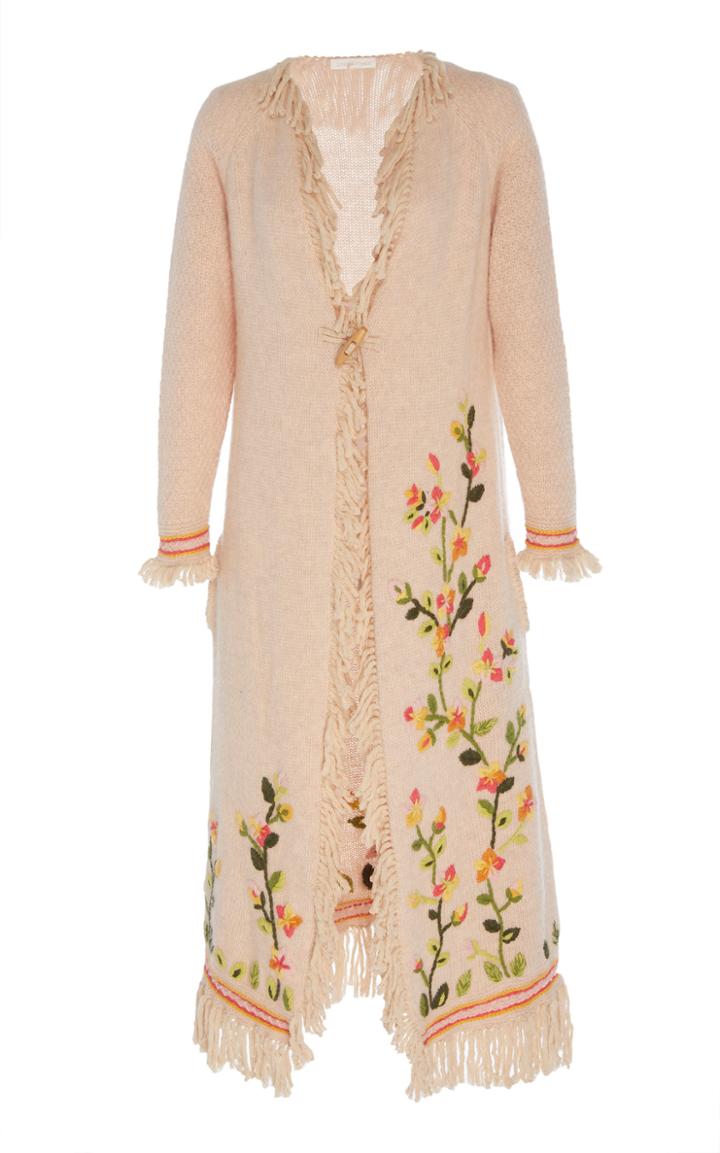 Loveshackfancy Valencia Floral Embroidered Duster