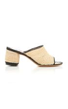 Carrie Forbes Rama Raffia Slides Size: 36