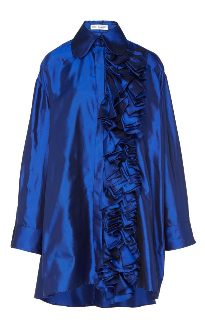Dice Kayek Ruffled Long Sleeve Shirt