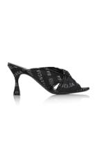 Balenciaga Drapy Logo-jacquard Slide Sandals