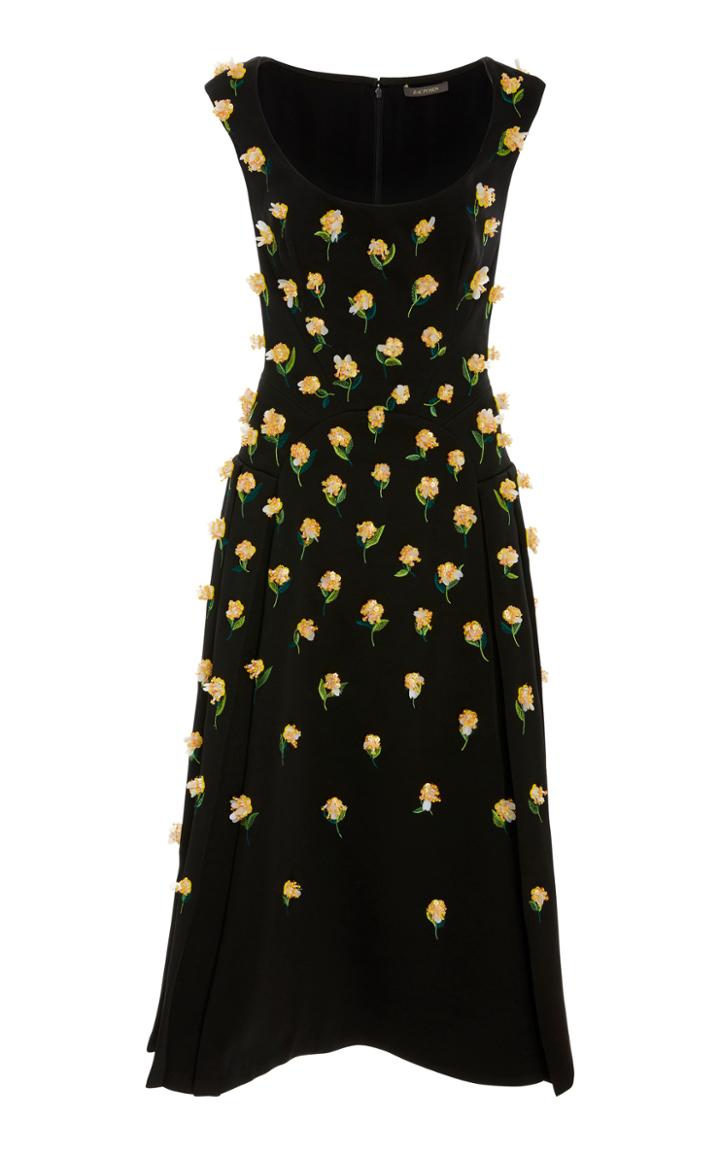 Zac Posen Honeycomb Cocktail Dress