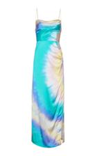 Moda Operandi Retrofte Marlene Tie-dye Silk Maxi Dress Size: Xs