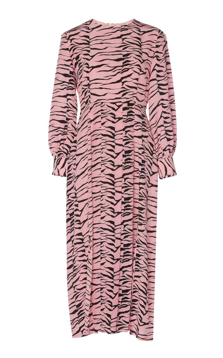 Rixo Emma Silk Floral Dress