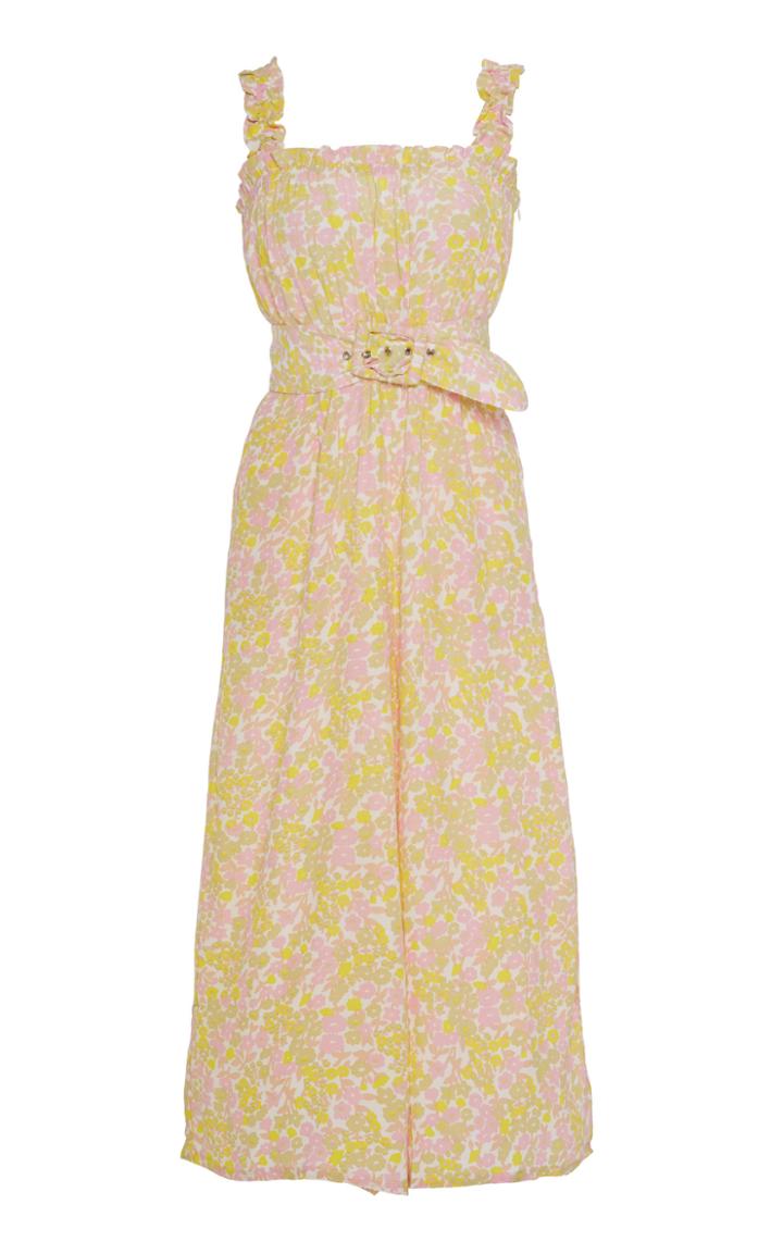 Faithfull The Brand Dolores Floral-print Crepe Jumpsuit