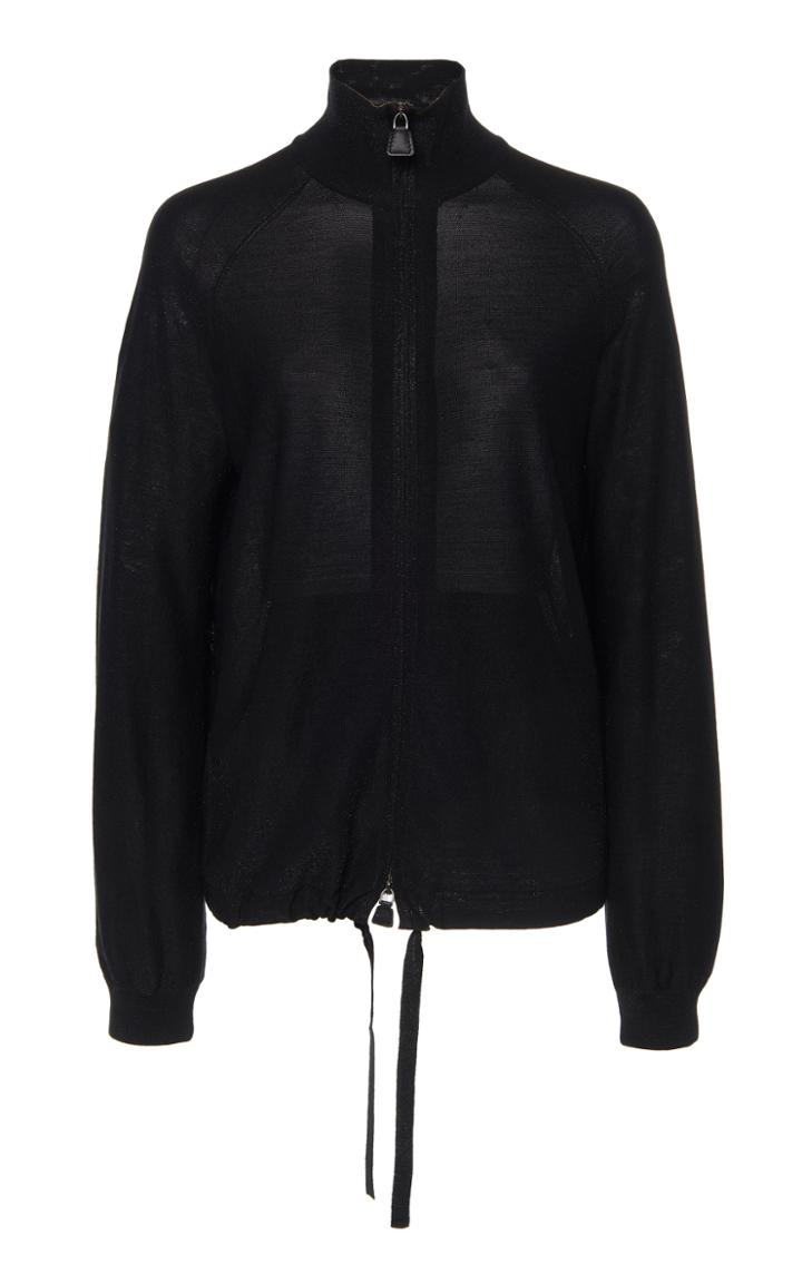 Akris Silk Raglan Sleeve Jacket