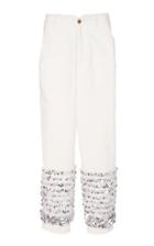 Philosophy Di Lorenzo Serafini Fringe Sequin Cotton Pants