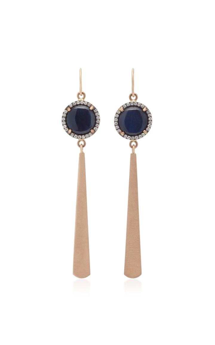 Sylva & Cie Spectrolite Drop Earrings