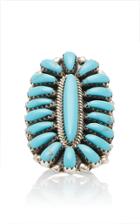 Fallon One-of-a-kind Turquoise Navajo Sterling Ring