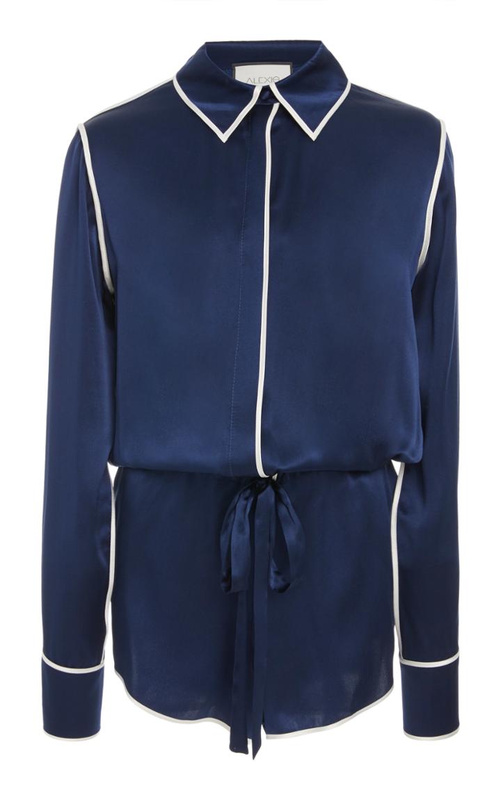 Alexis Lareyne Button-up Romper