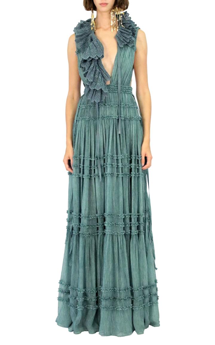 Moda Operandi Ulla Johnson Fiona Silk-chiffon Gown