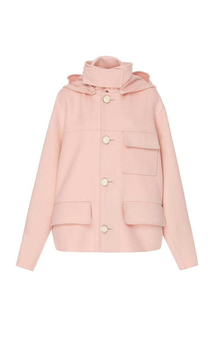 Marni Oversized Virgin Wool Coat With Detachable Hood