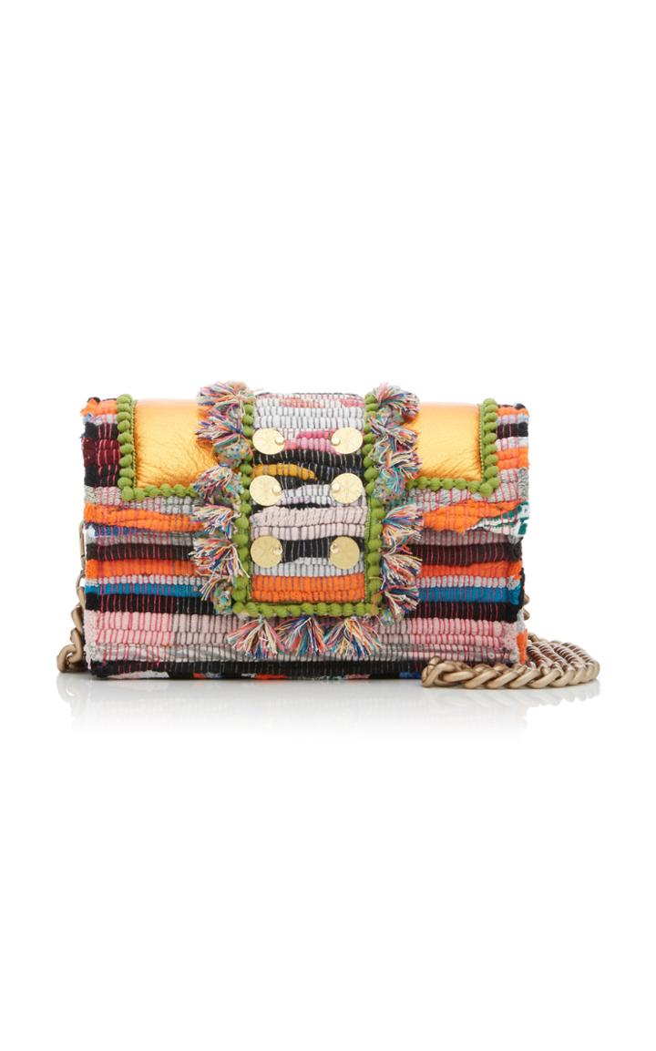 Kooreloo Hollywood Babe Fabric And Leather Shoulder Bag