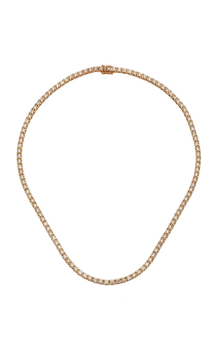 Eva Fehren Line 18k Rose Gold And Diamond Choker