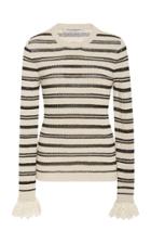 Philosophy Di Lorenzo Serafini Striped Cotton-blend Sweater