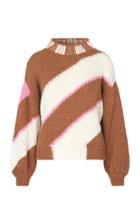 Moda Operandi Stine Goya Adonis Oversized Striped Intarsia-knit Sweater