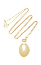 Monica Rich Kosann Anna 18k Gold Locket Necklace