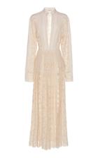 Philosophy Di Lorenzo Serafini Cotton-blend Lace Maxi Dress