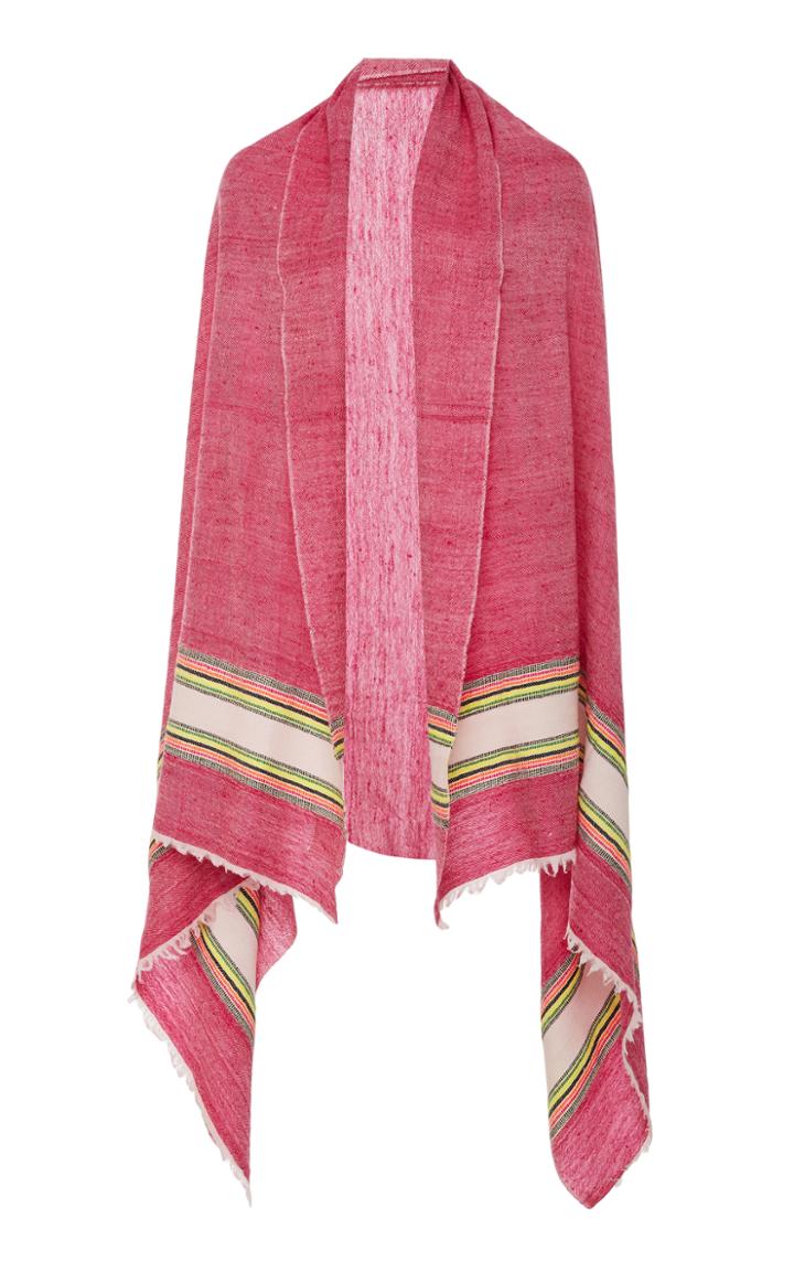 Rae Feather Multi Border Pashmina
