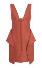 Jacquemus Button-front Layered-hem Mini Dress