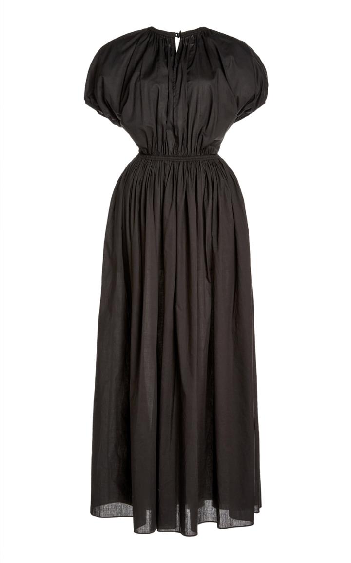 Moda Operandi Matteau Cocoon Cotton Voile Maxi Dress