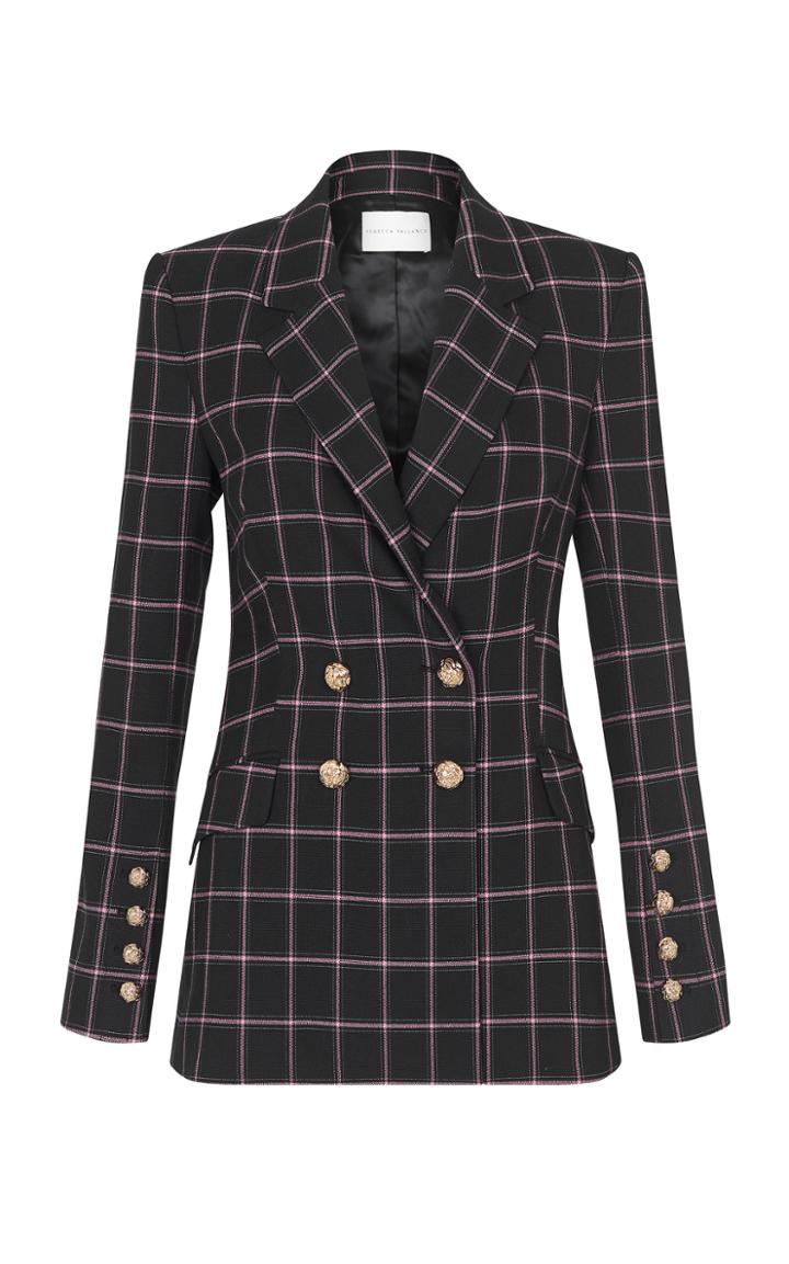 Rebecca Vallance Peta Plaid Jacket