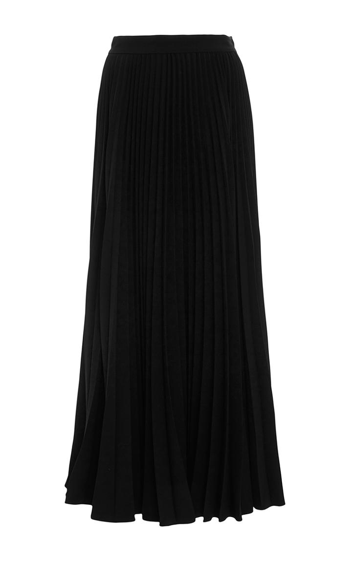 Co Japanese Crepe Pleated Skirt