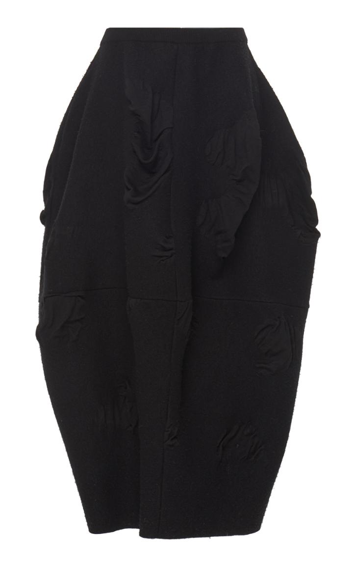 Jil Sander Wool Midi Skirt
