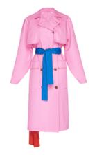 Msgm Belted Trench Coat
