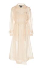 Simone Rocha Bead-embellished Tulle Trench Coat