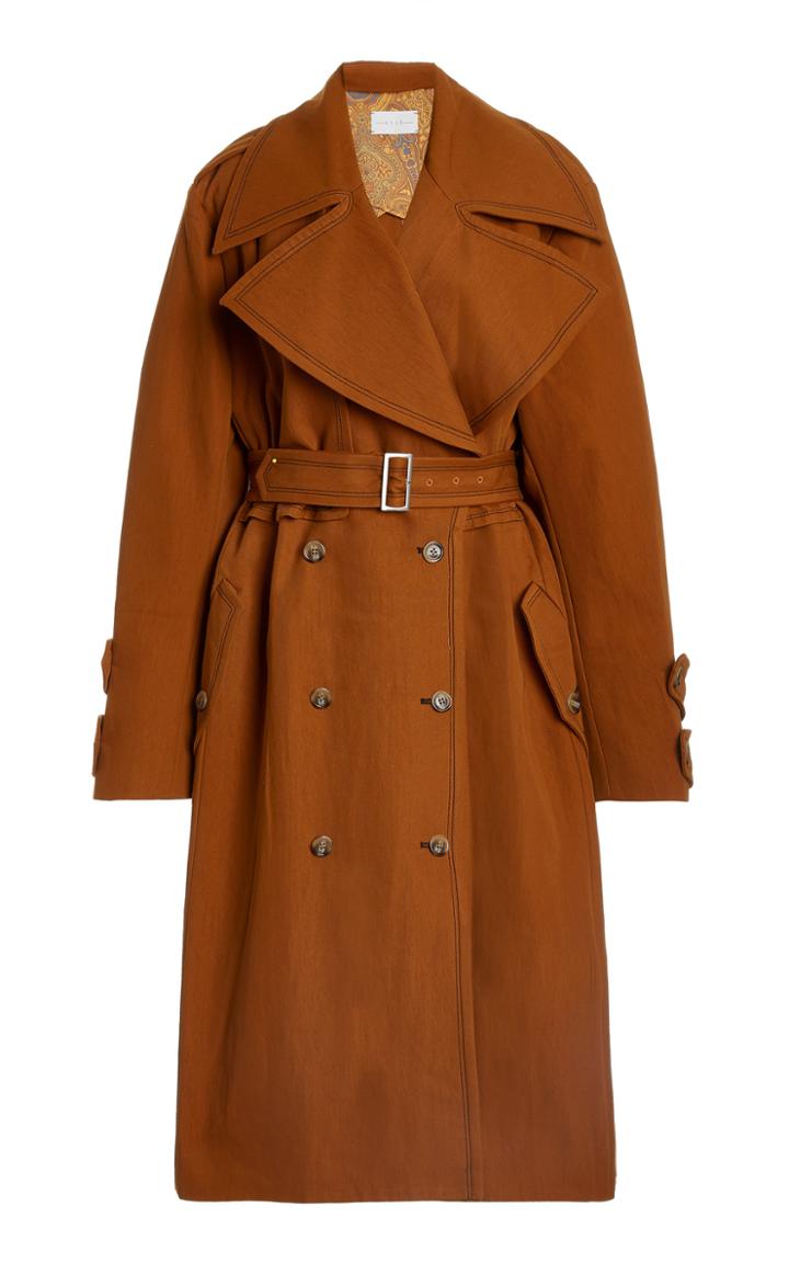 Moda Operandi Arj Sylvie Cotton-blend Trench Coat