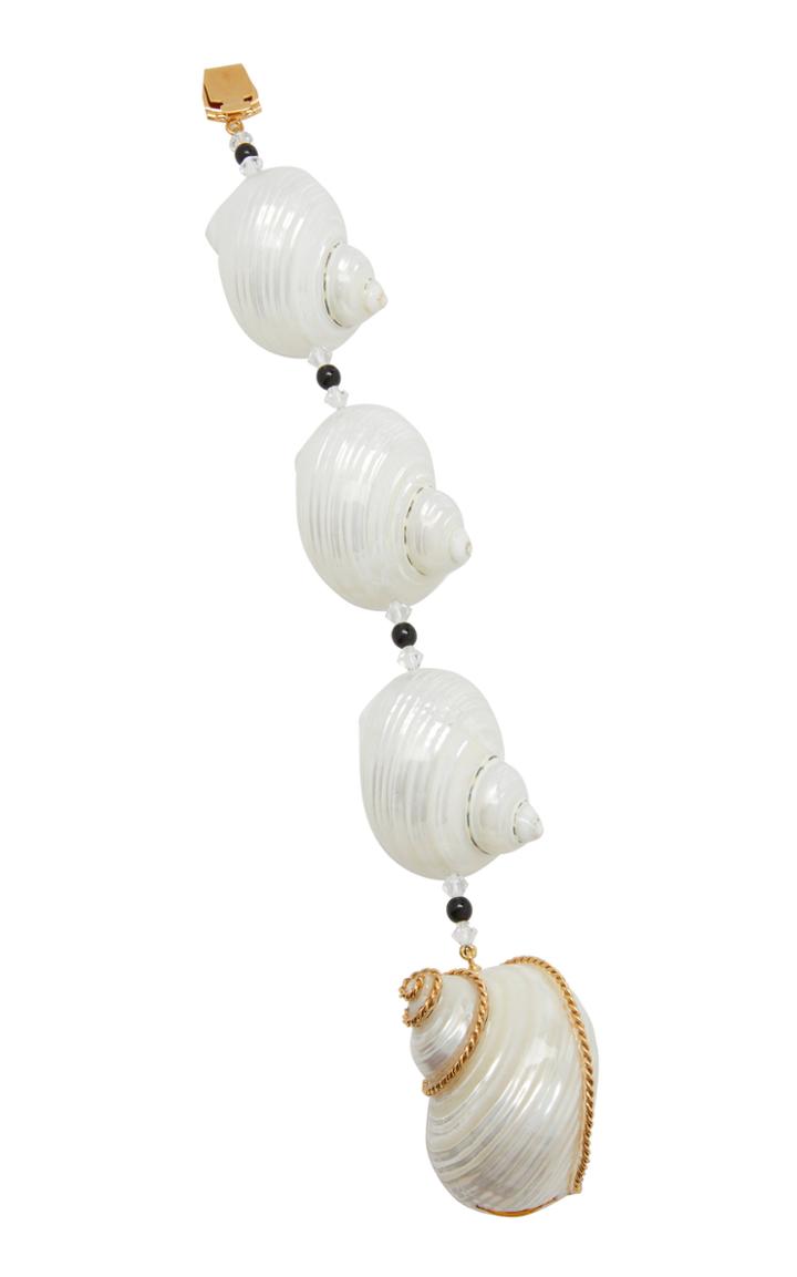 Moda Operandi Prada Sterling Silver Shell Bracelet