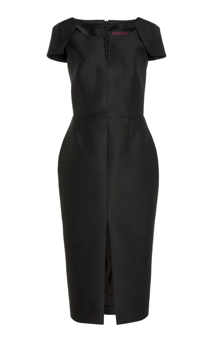 Moda Operandi Martin Grant Structured Wool-silk Dress