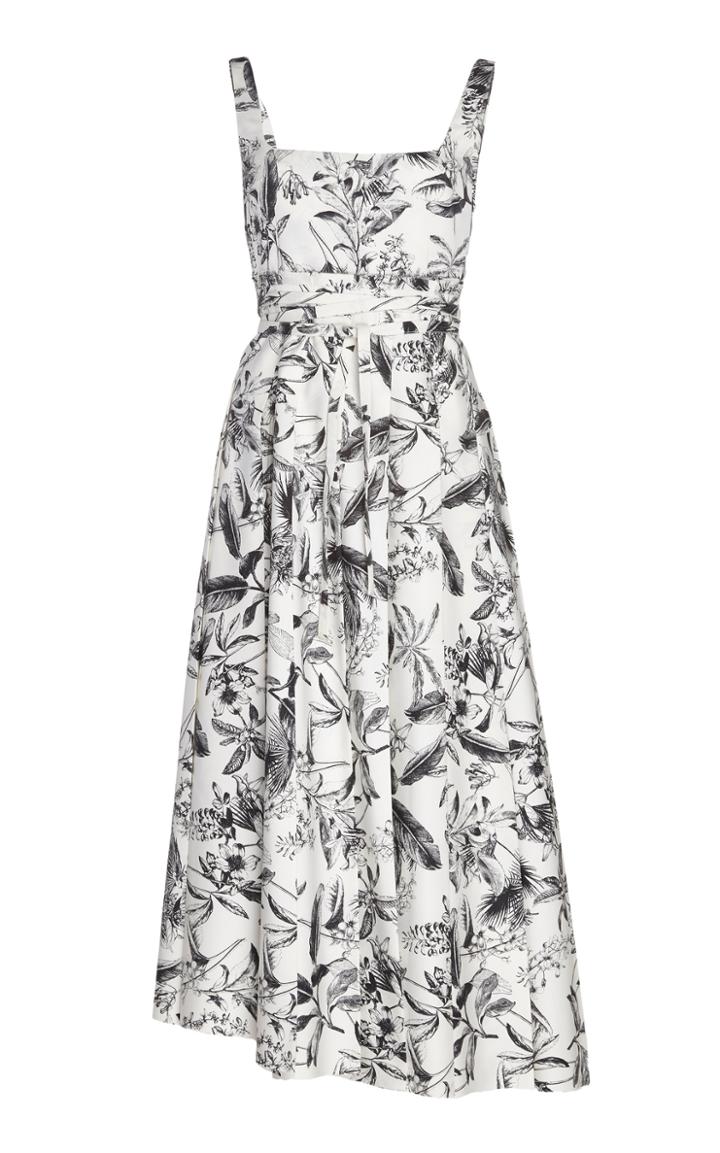 A.w.a.k.e. Floral Midi Dress