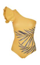 Johanna Ortiz Aloha Spirit One-shoulder Printed Swimsuit