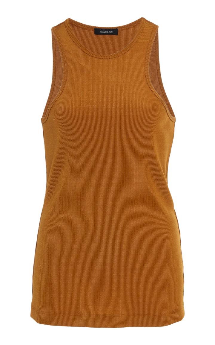 Moda Operandi Goldsign The Rib Tank Size: Xs