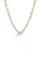 Zoe Chicco 14k Yellow Gold And Diamond Toggle Necklace