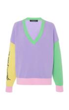 Moda Operandi Versace Multicolor V-neck Sweater